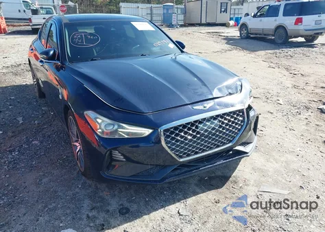 2019 Genesis G70 3.3T Advanced z USA, uszkodzony, nr VIN KMTG34LE7KU027794